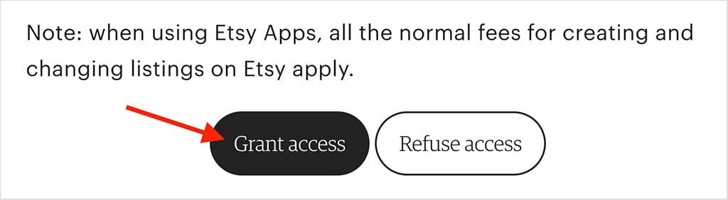 Granting Printify access to your Etsy account