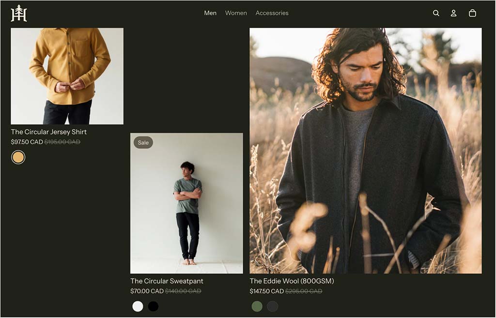 Shopify's 'Heritage' theme