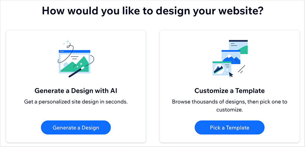 Starting a new Wix project