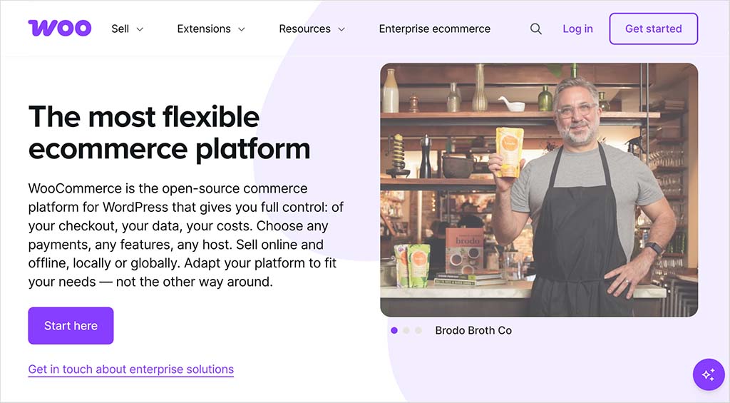 WooCommerce home page