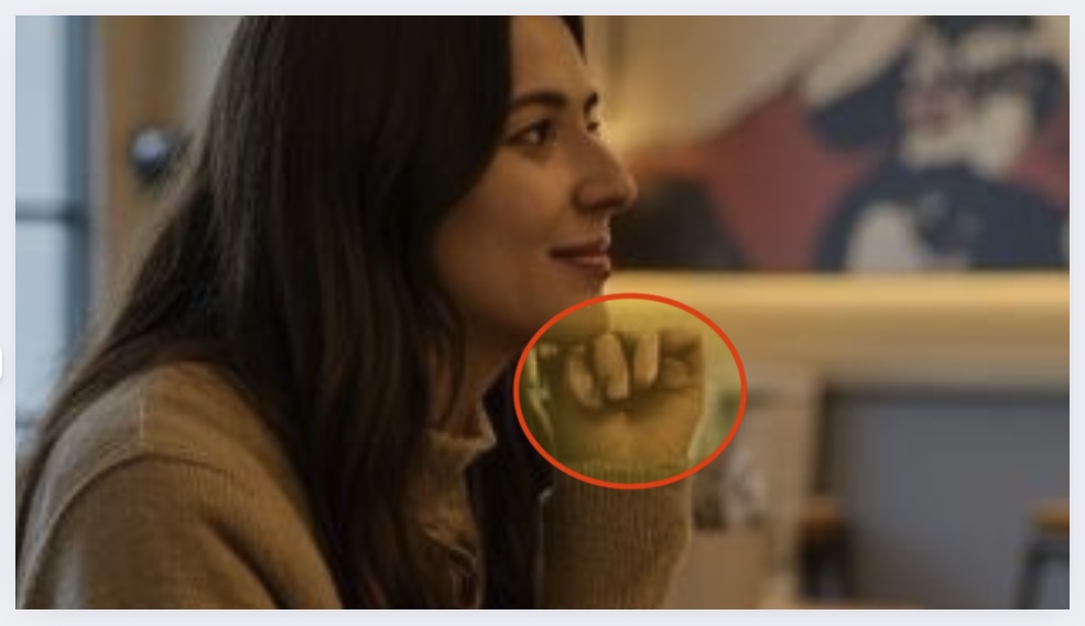 'Uncanny valley' artefacts in Canva-produced images