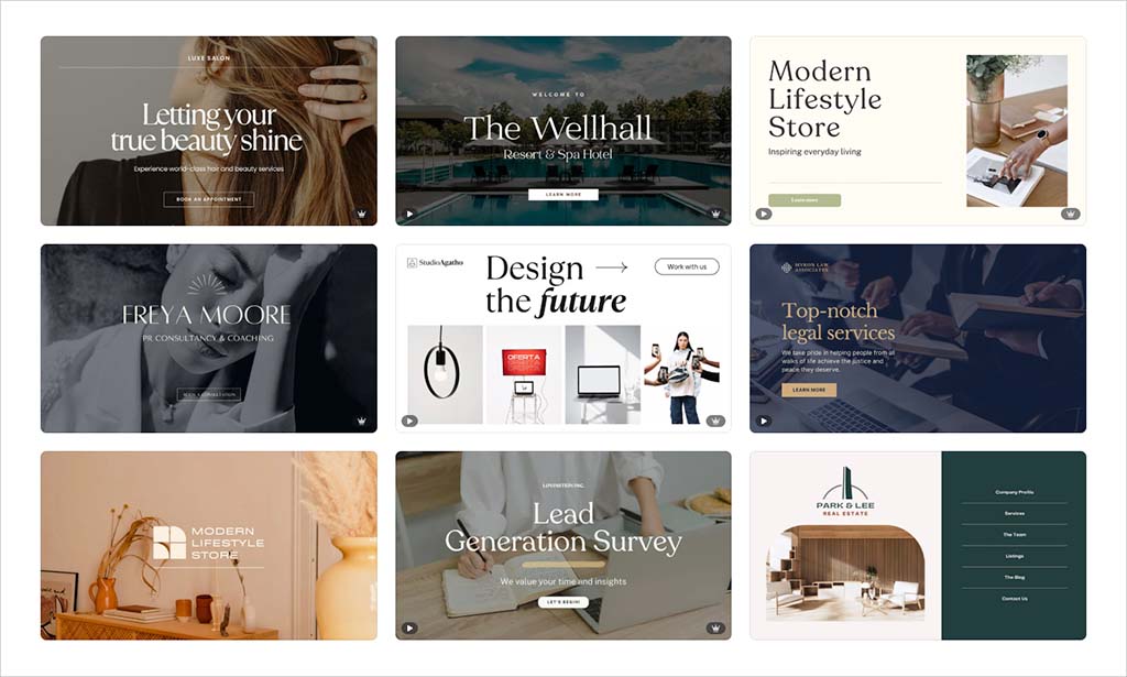 Examples of Canva presentation templates