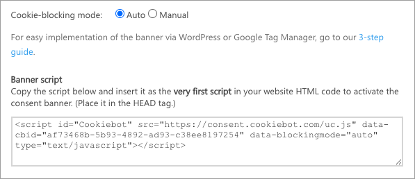 The installation script