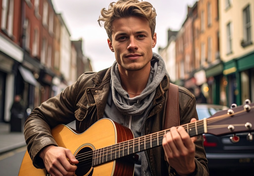 An AI-generated image produced by Adobe Express