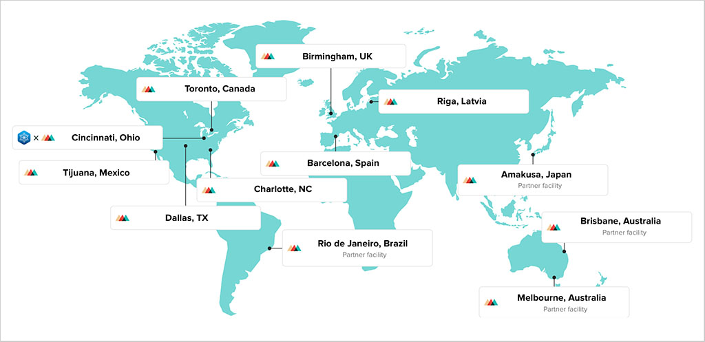 Printful global fulfillment centers