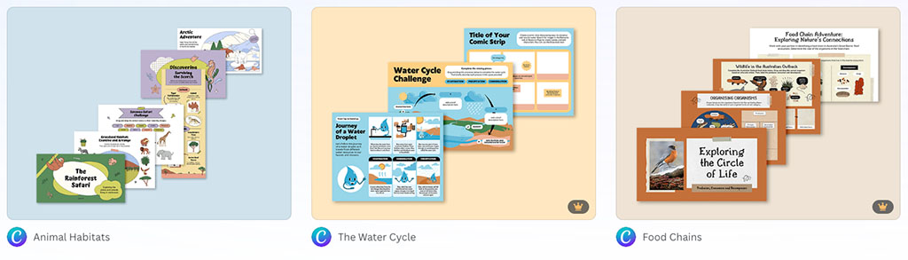Ready-to-teach lesson templates