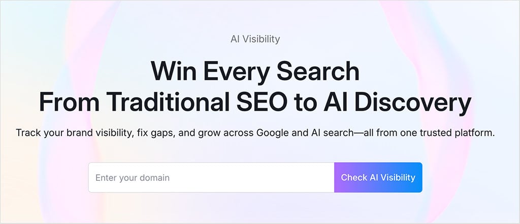 The AI visibility toolkit