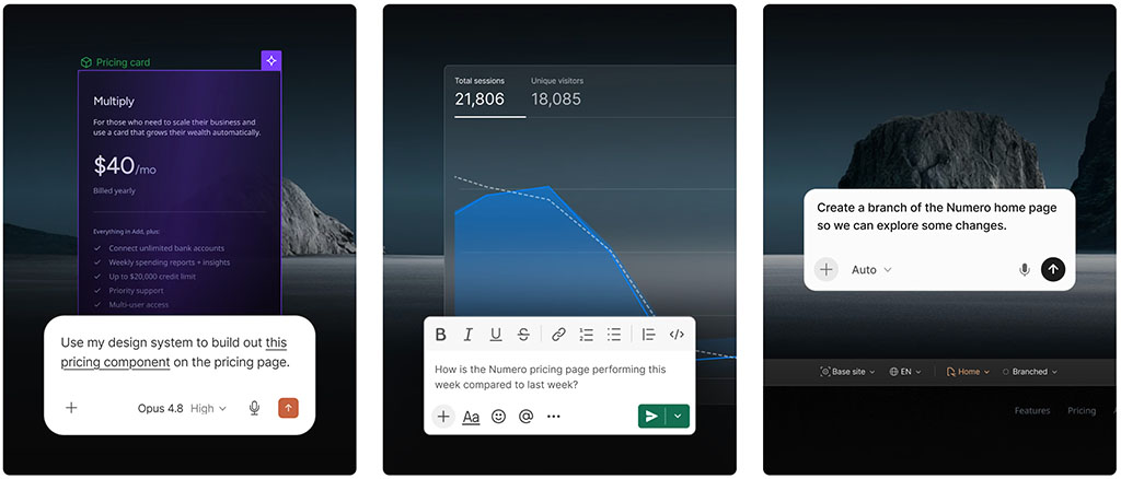 Webflow's AI tools can assist with site design, analytics, publishing tasks and more