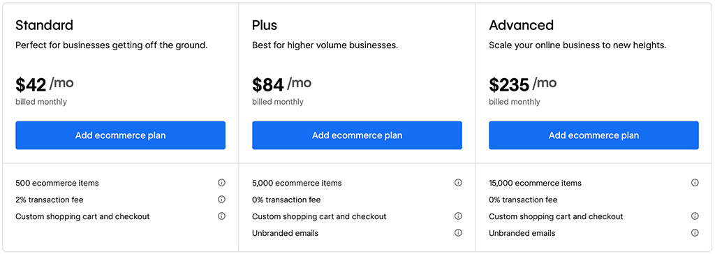 It's important to note that Webflow's ecommerce item limits aren't quite the same thing as product limits — product variants count towards them too.