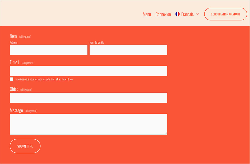 Weglot form translation