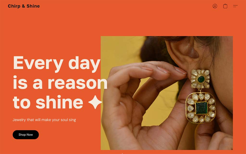 Example of an Ecwid ‘Instant SIte'