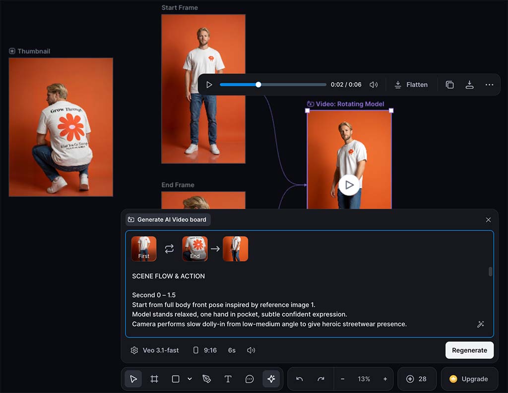 Using Kittl's new video generation features