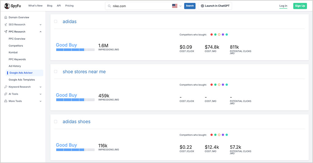 The Google Ads Advisor feature