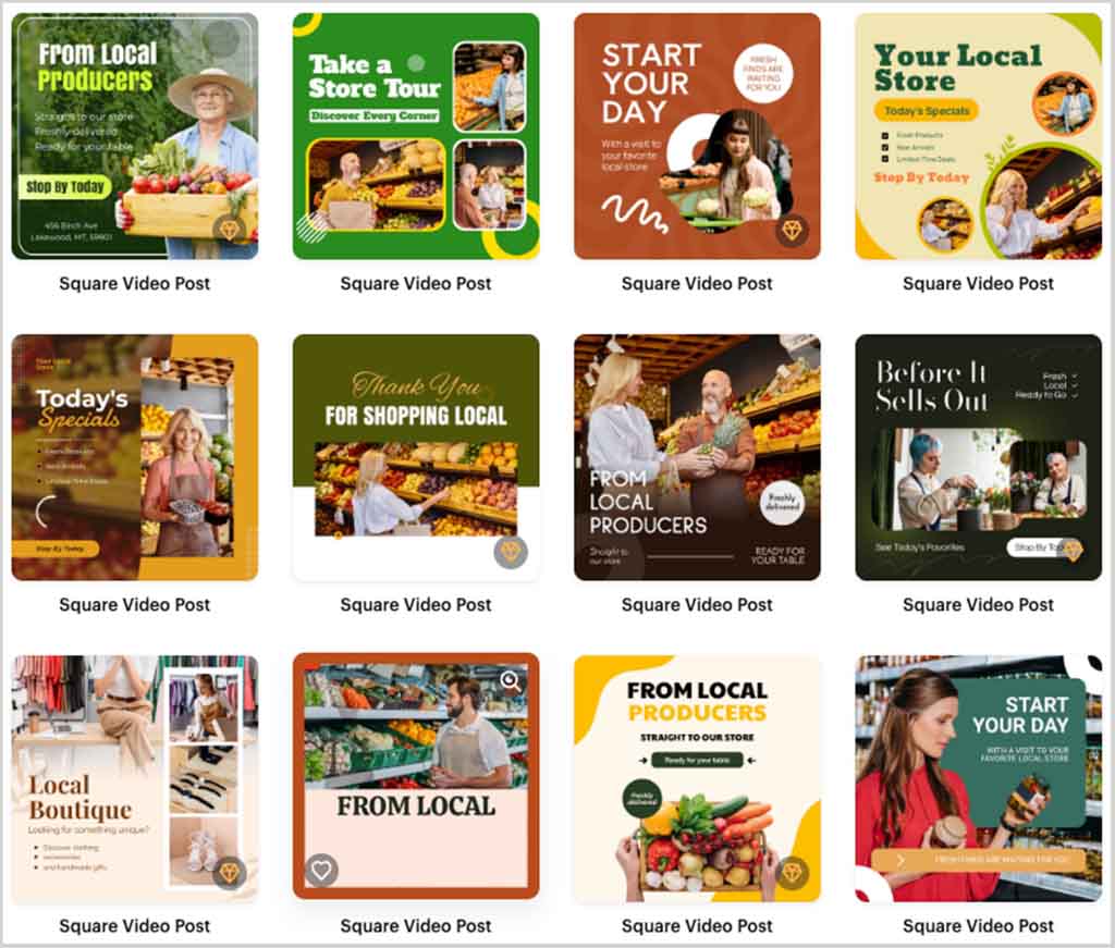 VistaCreate templates.