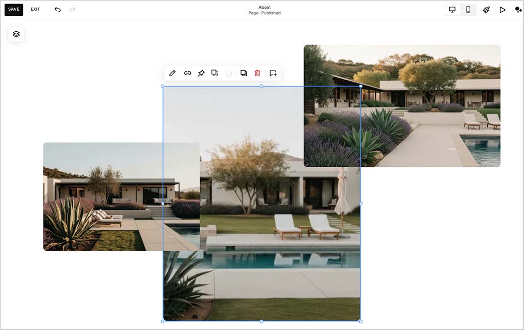 Working with images in Squarespace