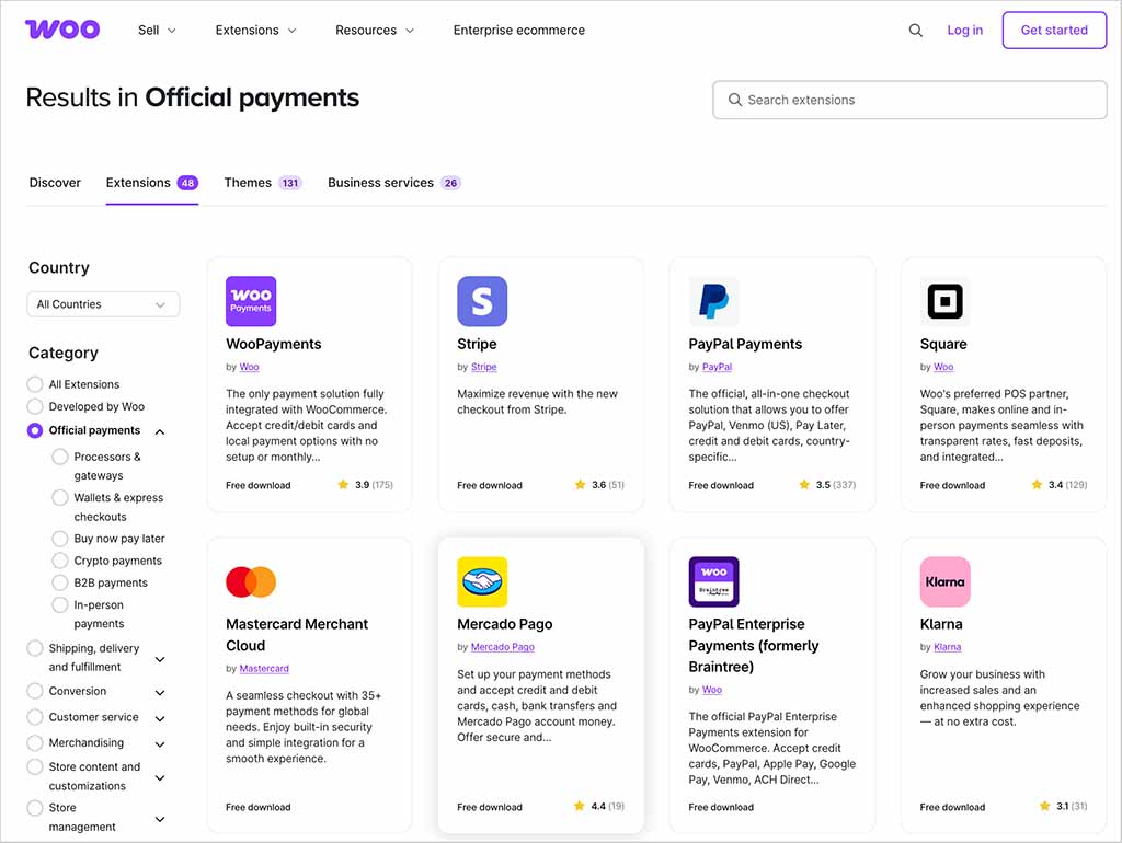 WooCommerce payment gateways