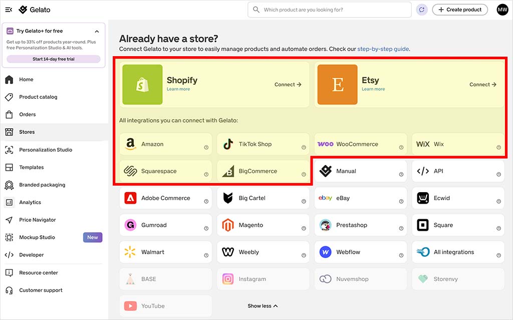 Gelato integrations