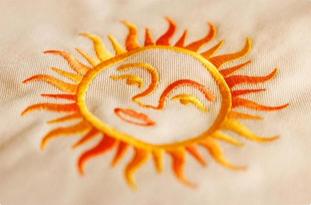 Some POD platforms support embroidery designs that use a wider range of thread colors